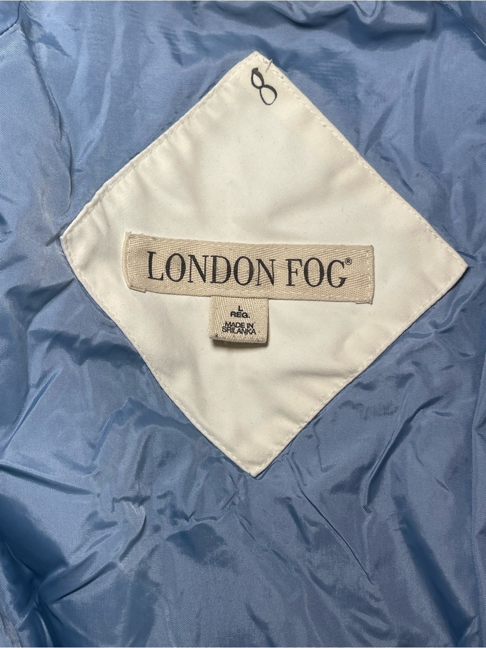 Women's London Fog Light Blue Jacket Size Large |
Adjustable Waist Lightweight - Picture 5 of 13